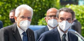 Sergio Mattarella e Attilio Fontana